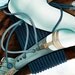 Adventure - romantic art print computer graphics The Amazon all-female warrior fantasy wild tiger princess teal blue mint brown gift for him