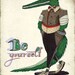 Gift for him nursery decor print green crocodile animal inspiration card drawing dapper suit statement dressy brown man unisex green pastel