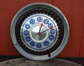 Chevrolet Motor Company Hubcap Clock Man Cave