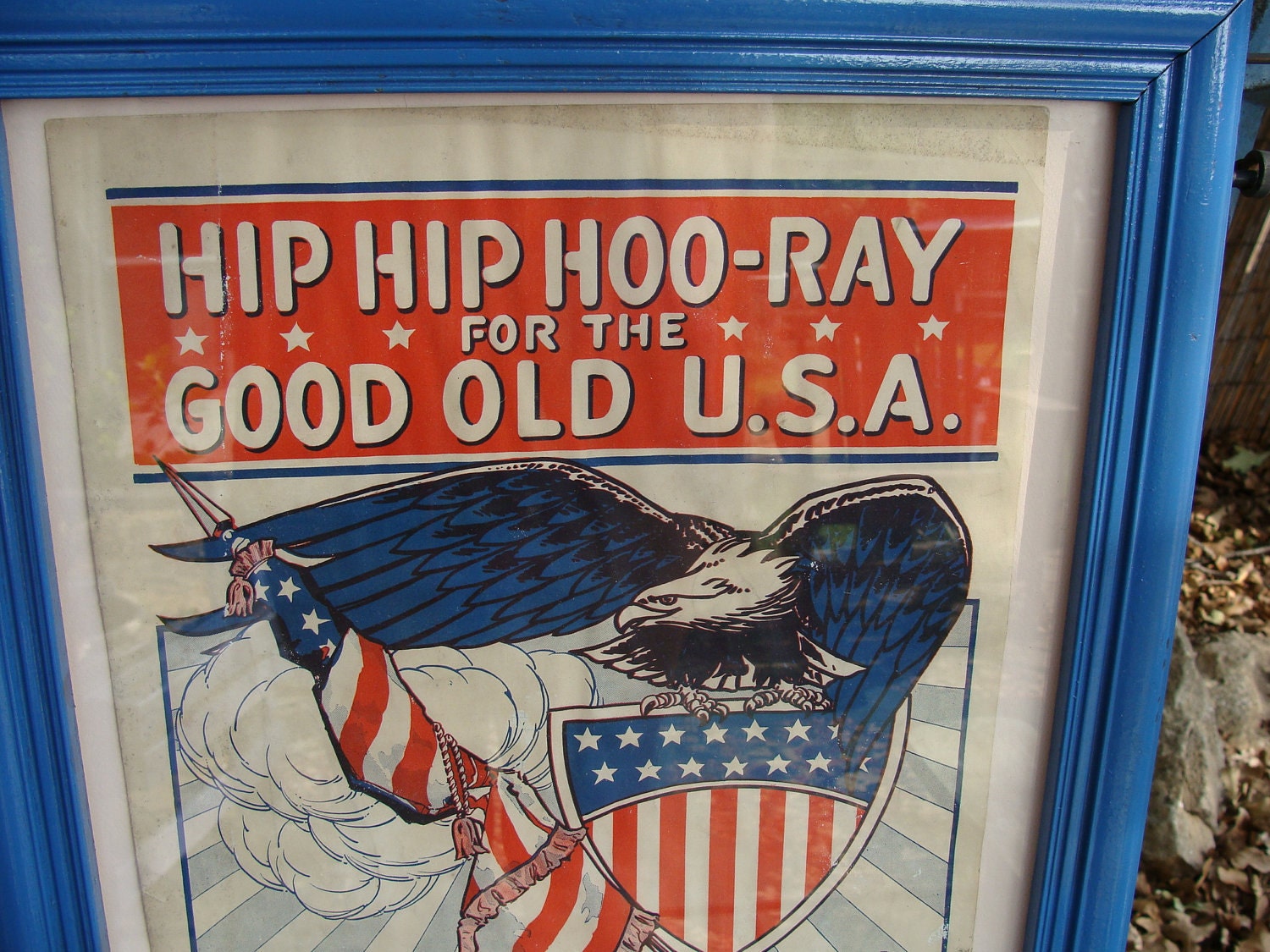 Hip Hip Hoo Ray for The Good Old USA War Era Sheet Music