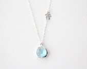 Something New and Blue Necklace - Silver