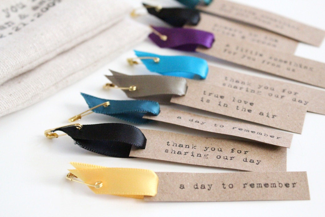 Custom Hang Tags With Satin Ribbon - Set of 24