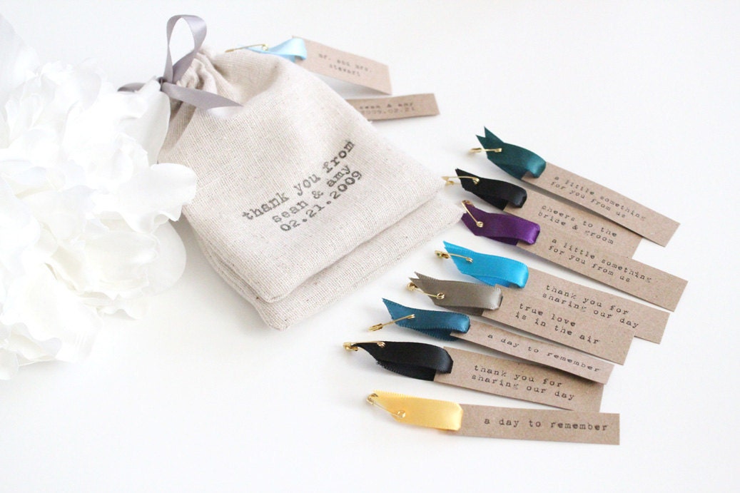 Custom Hang Tags With Satin Ribbon - Set of 24