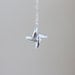 Pinwheel Necklace - Cutest Little Silver Pinwheel - SALE