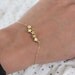 Star Bracelet - Tiny Puffy Stars - Gold or Silver Shooting Stars - SALE
