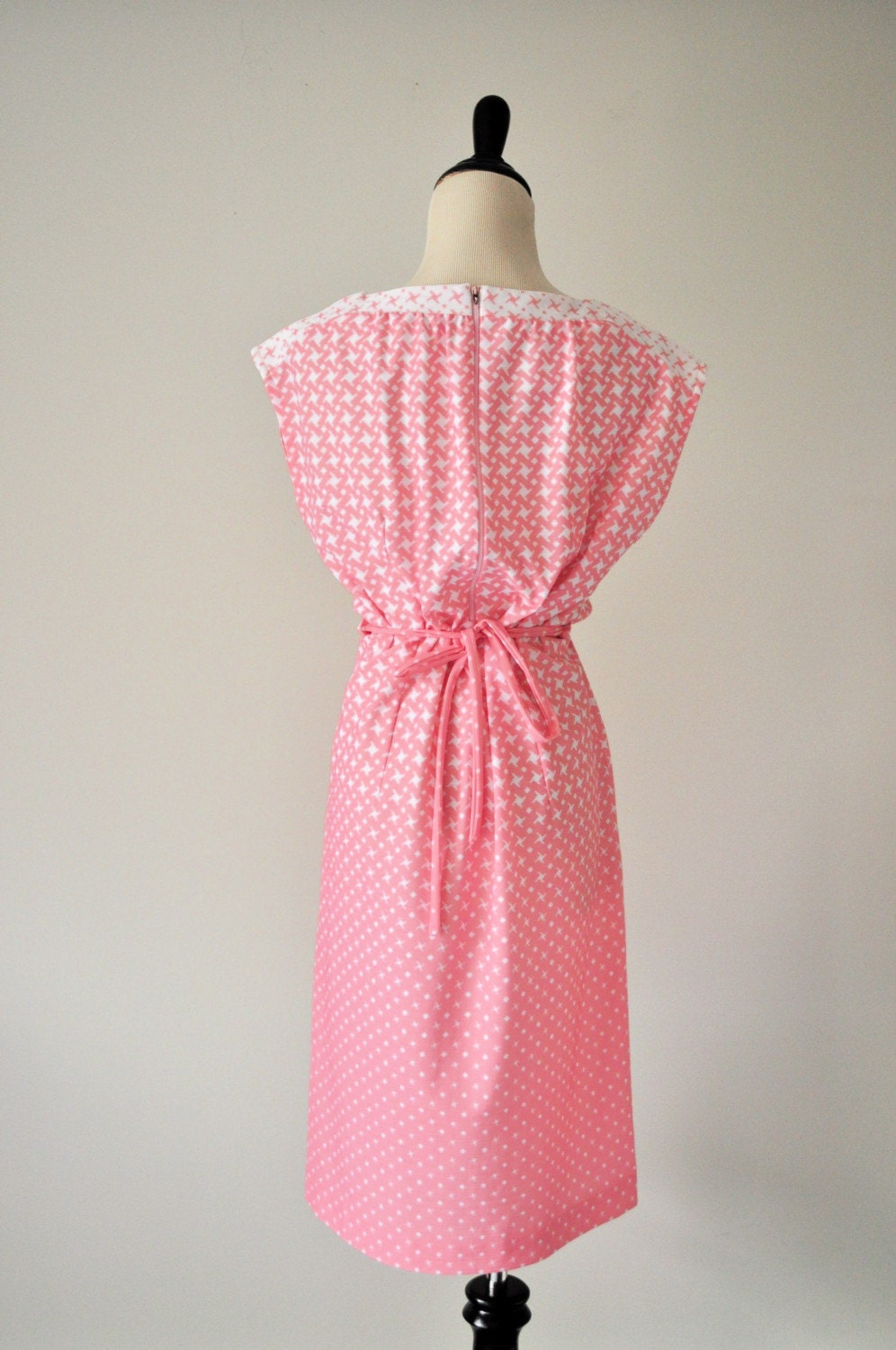 RESERVED - SALE - Sitting PRETTY on the Porch Pink Summer Sundress
