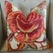 Decorative Designer Pillow Cover - Schumacher Mandalay Tree in Document - 20X20 - Pattern on the front