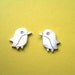 Penguin Stud Earring - Artisan Silver Jewelry