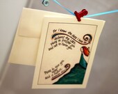 Jeremiah 29.11-12 Illustrated Note Card - Hope and Future