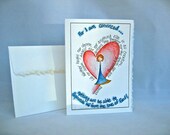 Romans 8:28 Illustrated Note Card - Nothing Can Separate