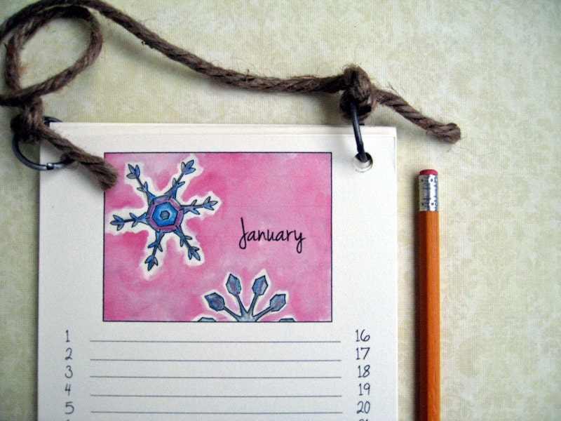 Birthday Calendar - Nature Themed Illustrations