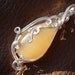 Artisan Handcrafted Yellow Calcite Gemstone Sterling Silver Pendant