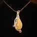 Artisan Handcrafted Yellow Calcite Gemstone Sterling Silver Pendant