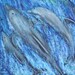 Original Painting, Impressionist Painting, Acrylic Painting, Dolphins Painting, Ocean Painting, Wall Art