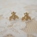 Tiny Bee Stud Earrings