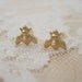 Tiny Bee Stud Earrings