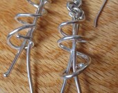 Twisted Sterling Silver Earrings