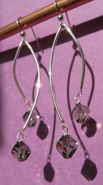Sterling Orbit Dangle Earrings