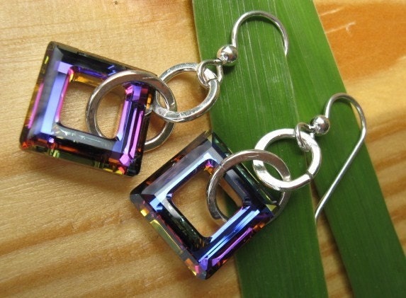 Volcano Square Earrings