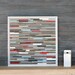 Wood Sculpture Wall Art, Distressed Abstract, 20x20