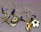 Sports Wine Charms