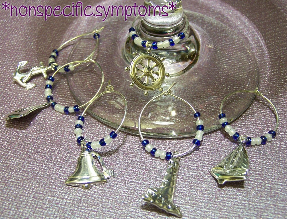 Sailing and Nautical Wine Charms