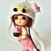 Lati white / Puki Puki hat "White Birdie" with little surprise
