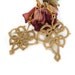 Gold lace earrings lace jewelry