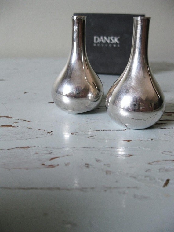 Vintage Silver Plated DANSK Mini Candle Holders IHQ by