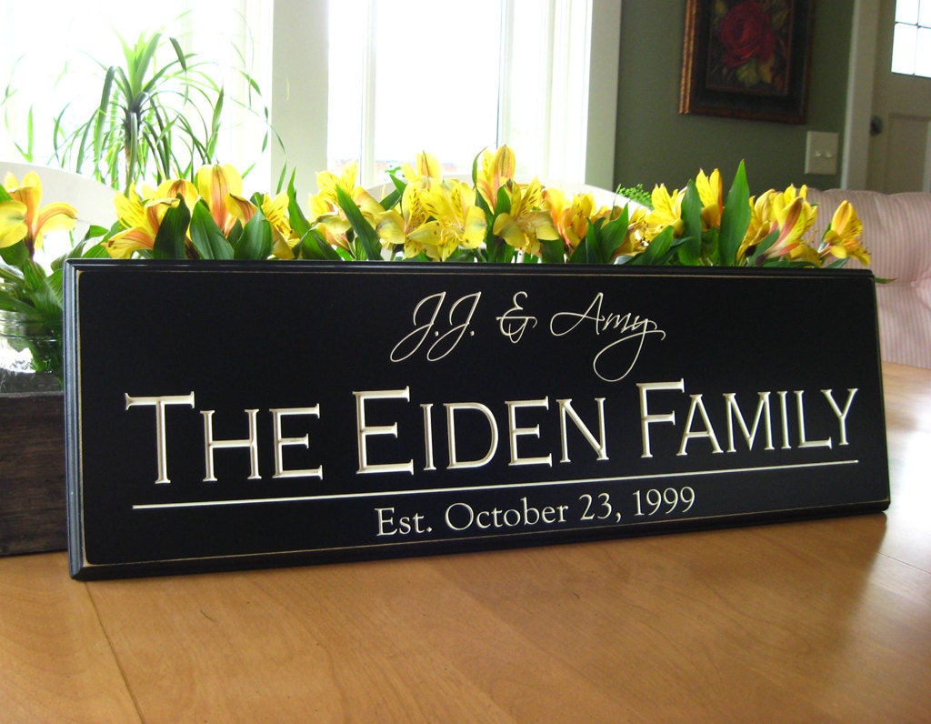 custom name sign Family Name Sign Wedding Gift Shower Gift, Anniversary