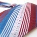 Recycled Vintage Necktie Wristlet Red White Blue (iPhone Blackberry Droid HTC Samsung Smartphone iTouch iPod MP3 or Camera Case)