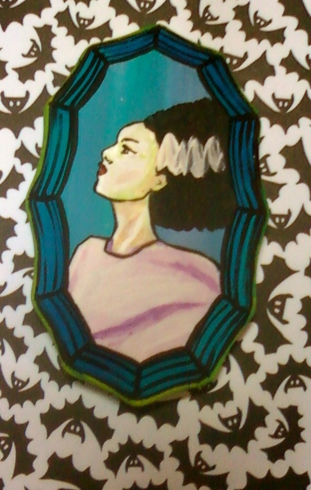 CLEARANCE SALE 25% OFF Bride of Frankenstein Mini Portrait