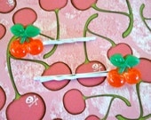CLEARANCE SALE 25% OFF Very Cherry Hair Pin Set