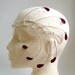 Silver and deep red circlet, handmade