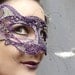 Cat masquerade mask, purple, womens,halloween, costume, accessories, handmade