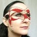 Womens jester carnival masquerade mask, accessories, handmade