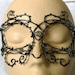 Gothic vine masquerade mask,  handmade