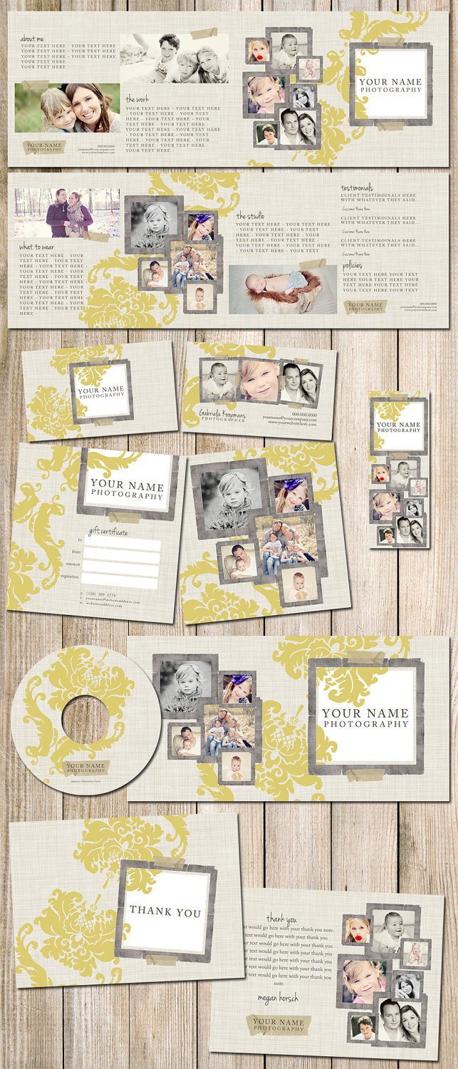 Boutique Marketing Package - Linen Damask - Photography
