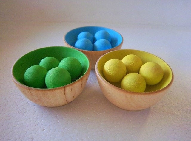 Montessori Inspired Color Sorting Game