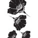 Vinyl Wall Sticker Decal Art - Falling Flowers