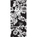 Vinyl Wall Sticker Decal Art - Framed Flowers