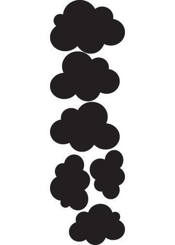 Vinyl Wall Sticker Decal Art - Clouds