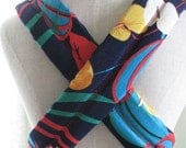 Drum Strap Multi Colored Blue Padded Djembe Drum Strap
