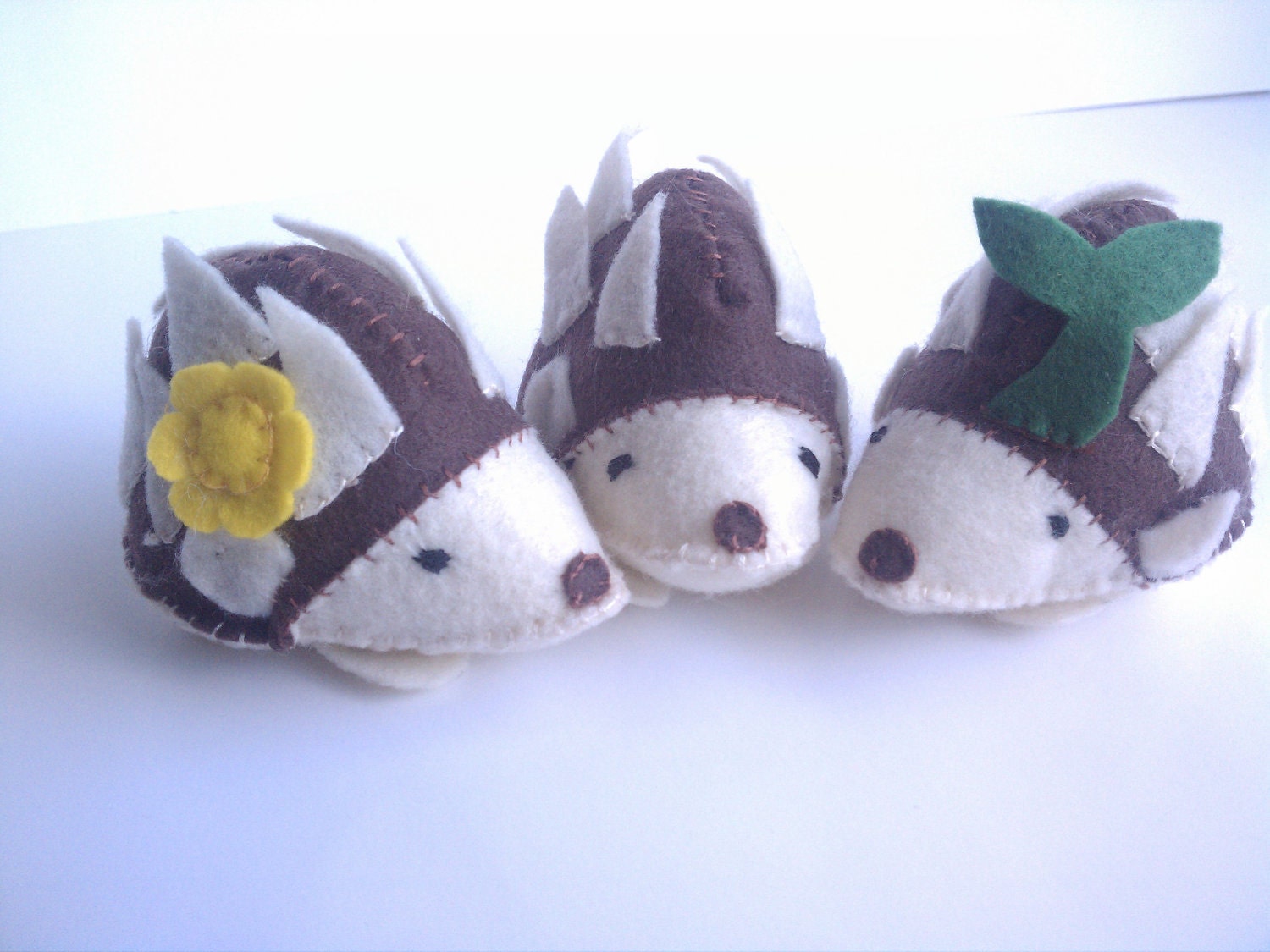 Hedgehog or porcupine small stuffed animal toy