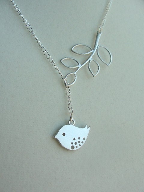 Silver Birdy Dangle Lariat