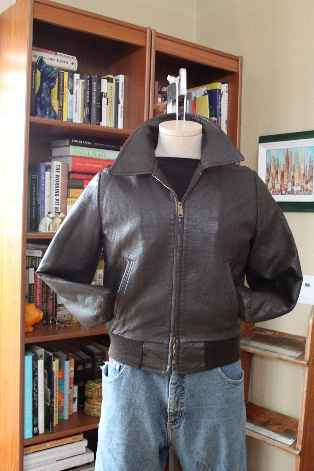 vintage official "The Fonz" jacket by Paramount // Happy Days // size s m