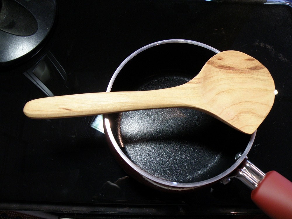 Left Handed Tasting Spoon Cherry Wood