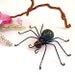 Large Blue Spider Handmade Shooter Marble Bad Bob