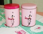 Blum's of San Francisco Pink Candy Tin Set- Very Rare
