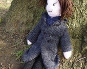 Sherlock Holmes doll knitting pattern